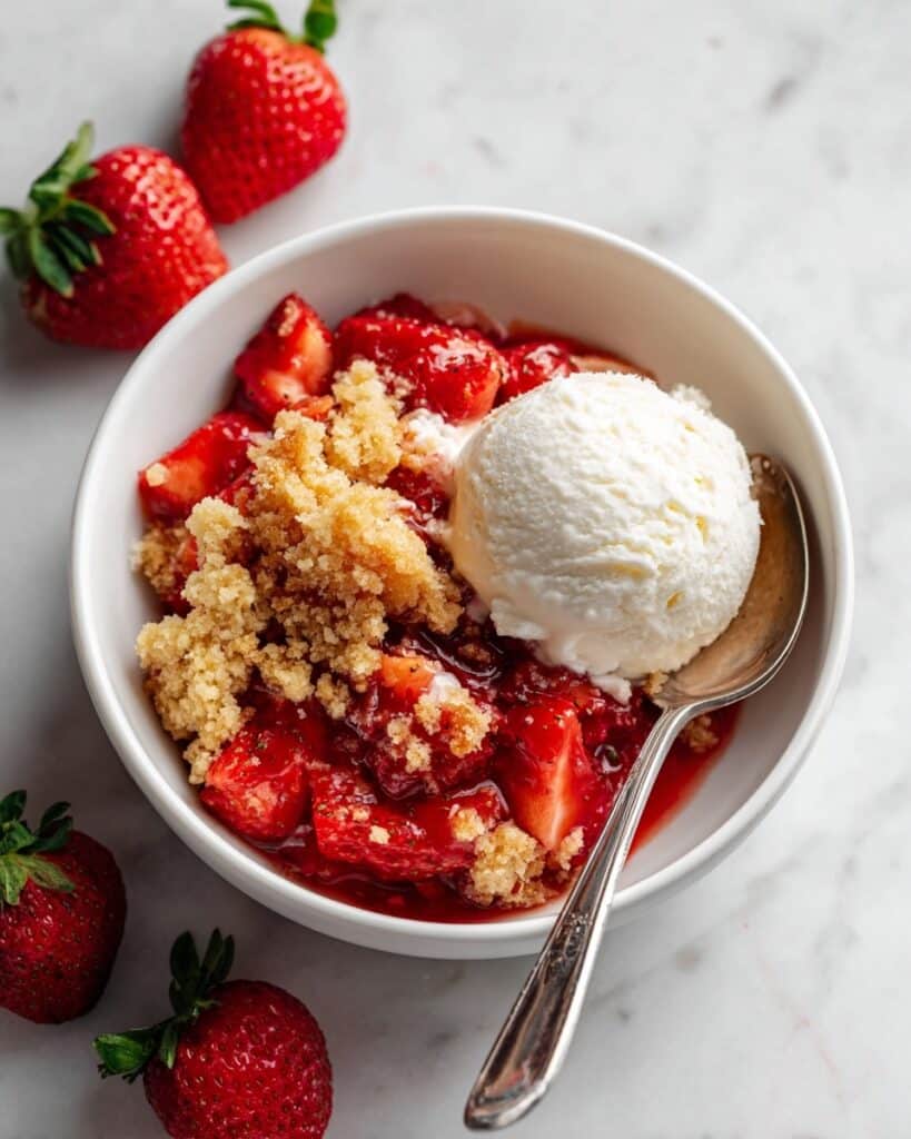 Strawberry Cobbler {Paleo, Vegan} Recipe