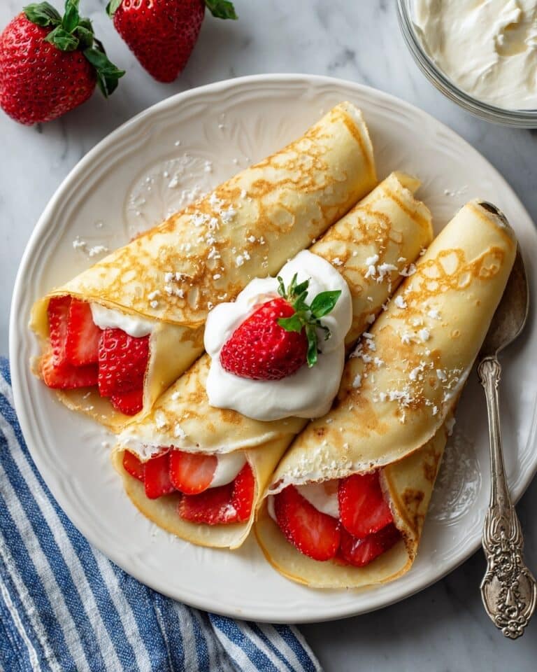 Strawberry Shortcake Protein Crepes Recipe