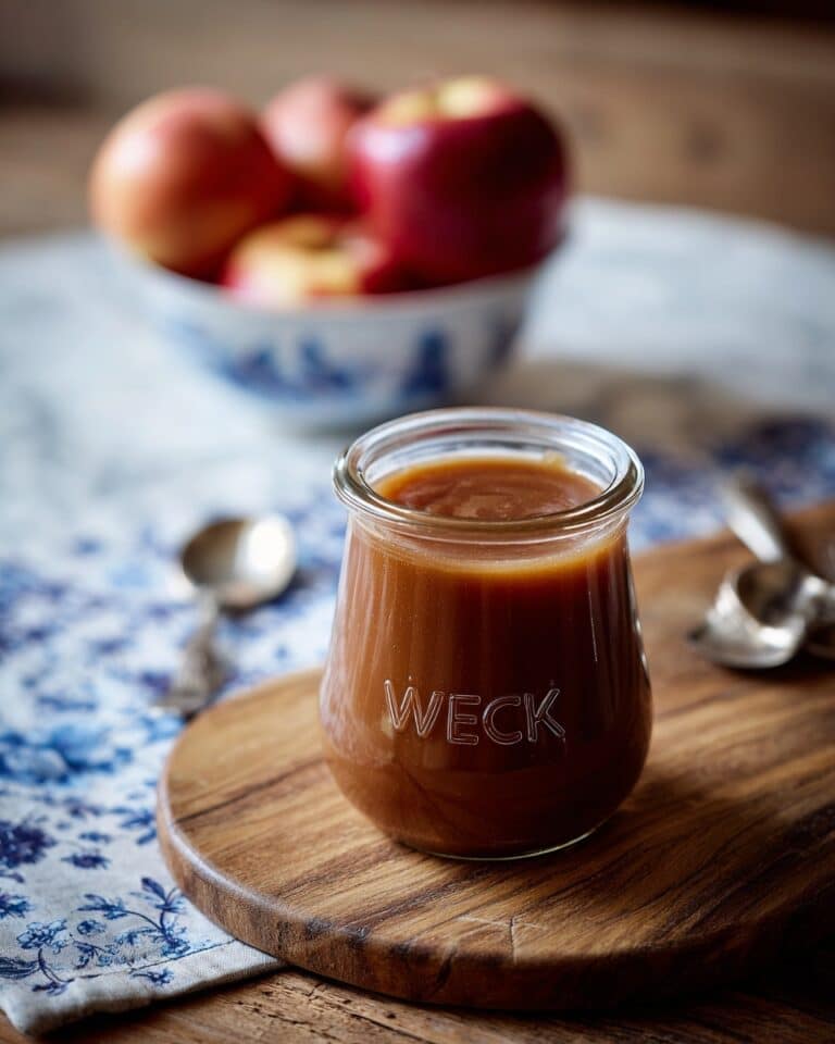 Easy Apple Cider Caramel Sauce Recipe