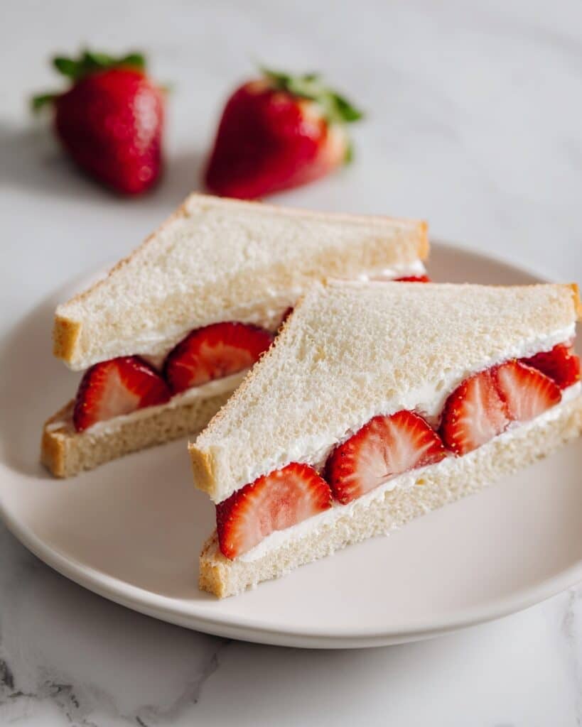 4-Ingredient Strawberry Sando Recipe