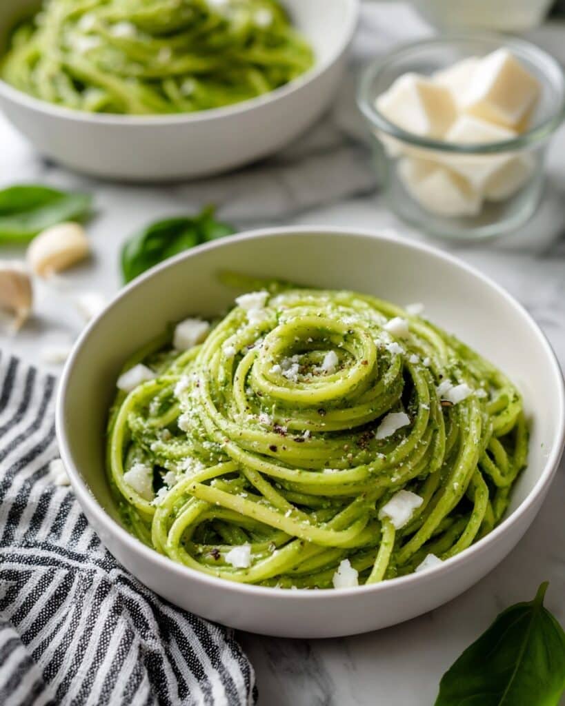 Tallarines Verdes (Peruvian Green Spaghetti) Recipe