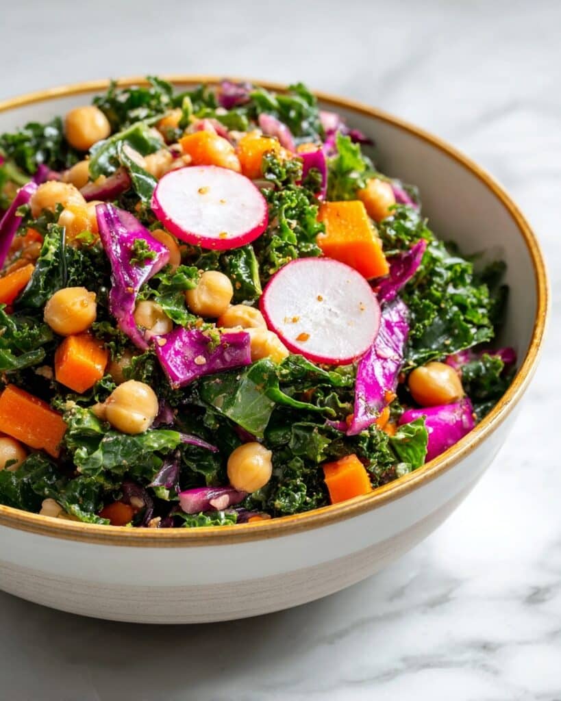 Kale Salad with White Balsamic Dressing Recipe