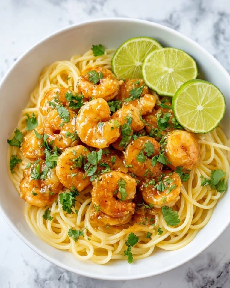 Coconut Lime Shrimp & Pasta Recipe