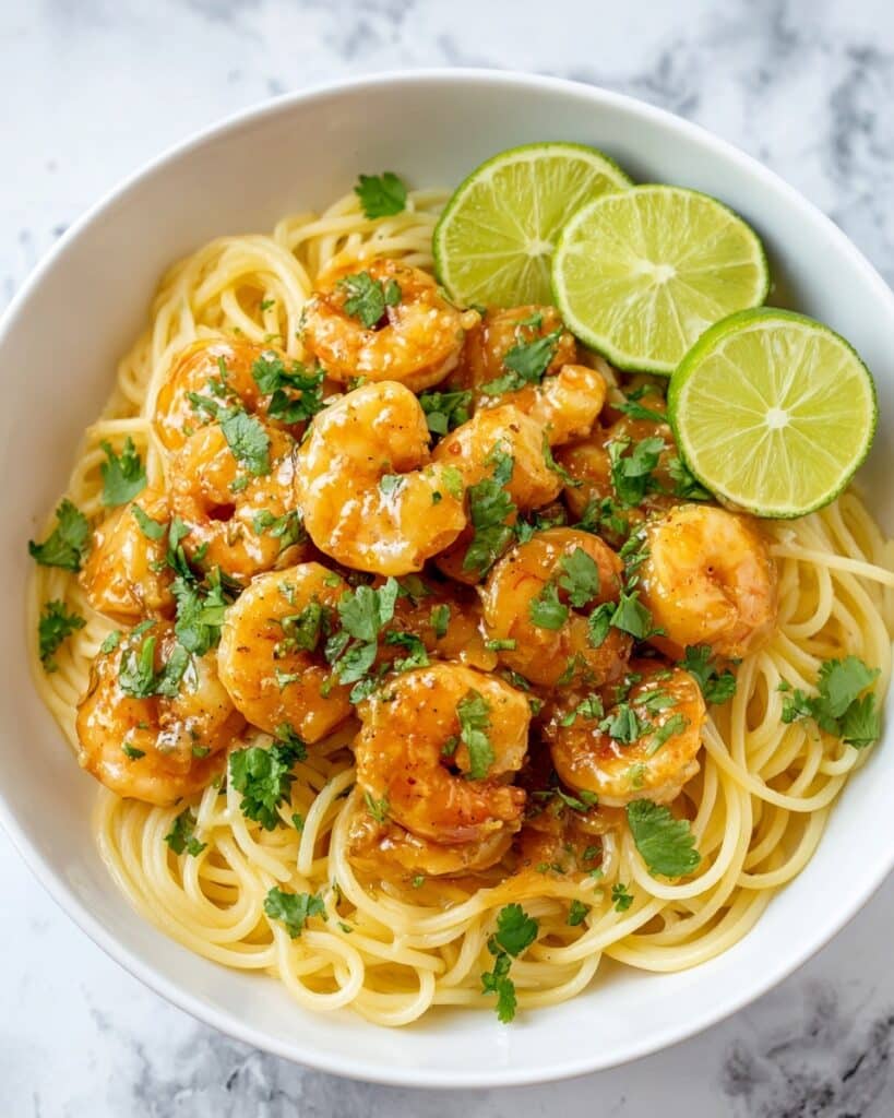 Coconut Lime Shrimp & Pasta Recipe