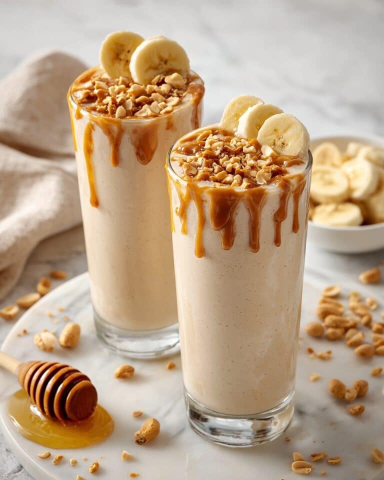 Creamy Peanut Butter Banana Smoothie Recipe
