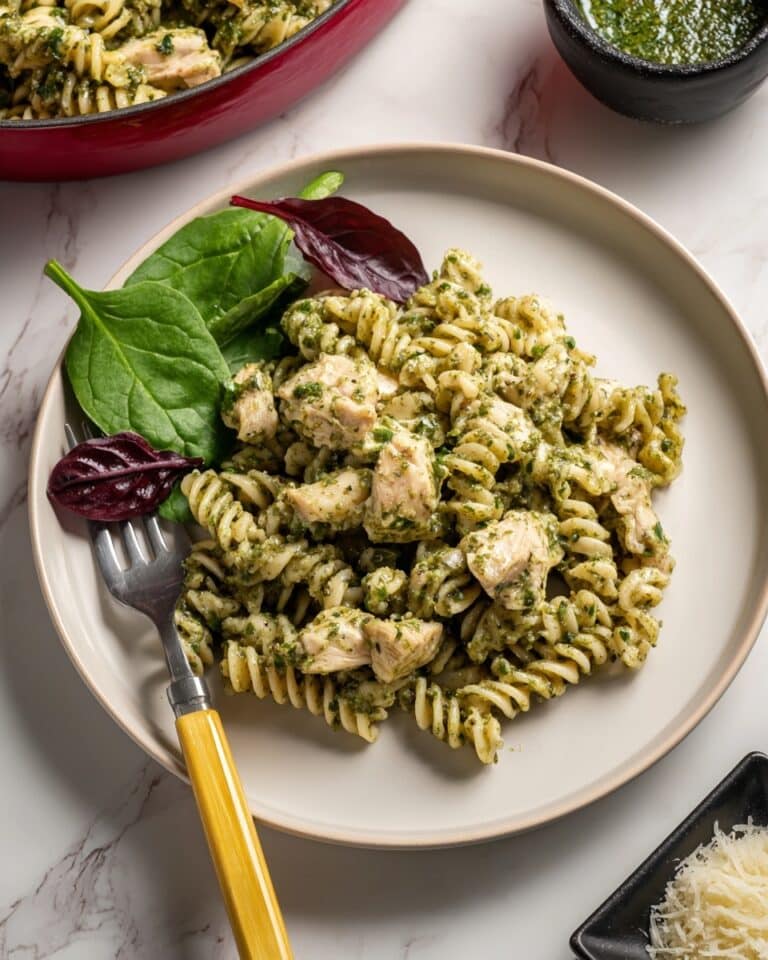 Creamy Chicken Pesto Pasta Recipe