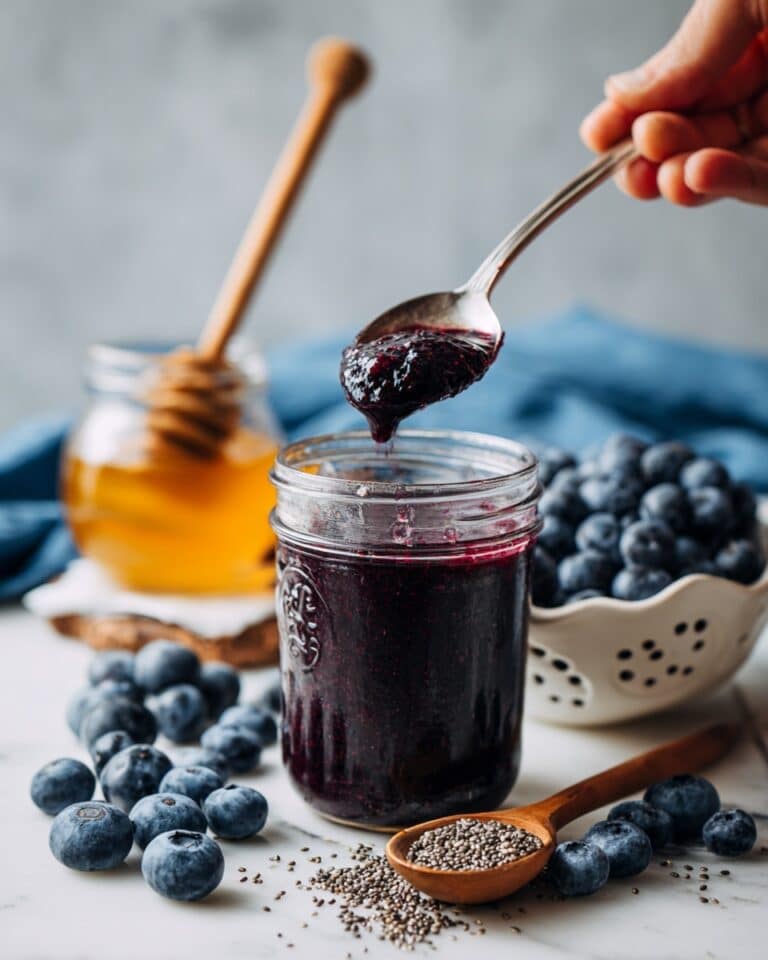 Healthy 3-Ingredient Chia Seed Blueberry Jam Recipe