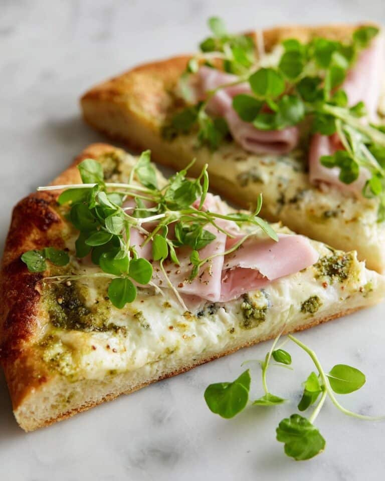 Prosciutto and Pea Shoot Pizza Recipe