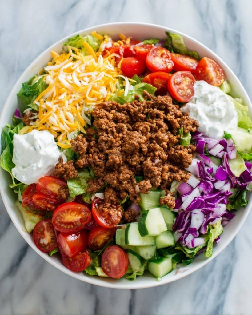 Keto Taco Salad Recipe
