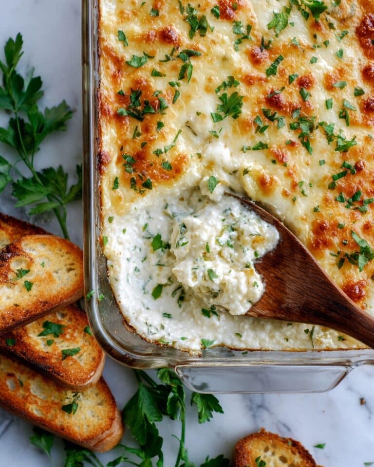 Cheesy Roasted Garlic Dip Recipe