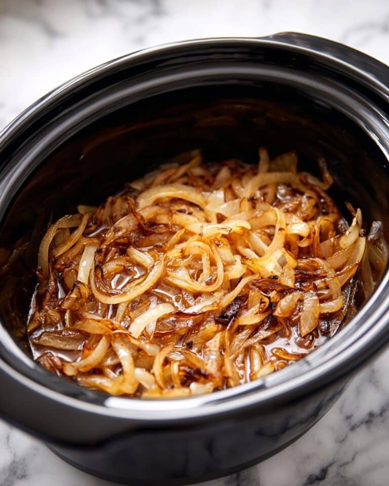 Slow Cooker Caramelized Onions Recipe