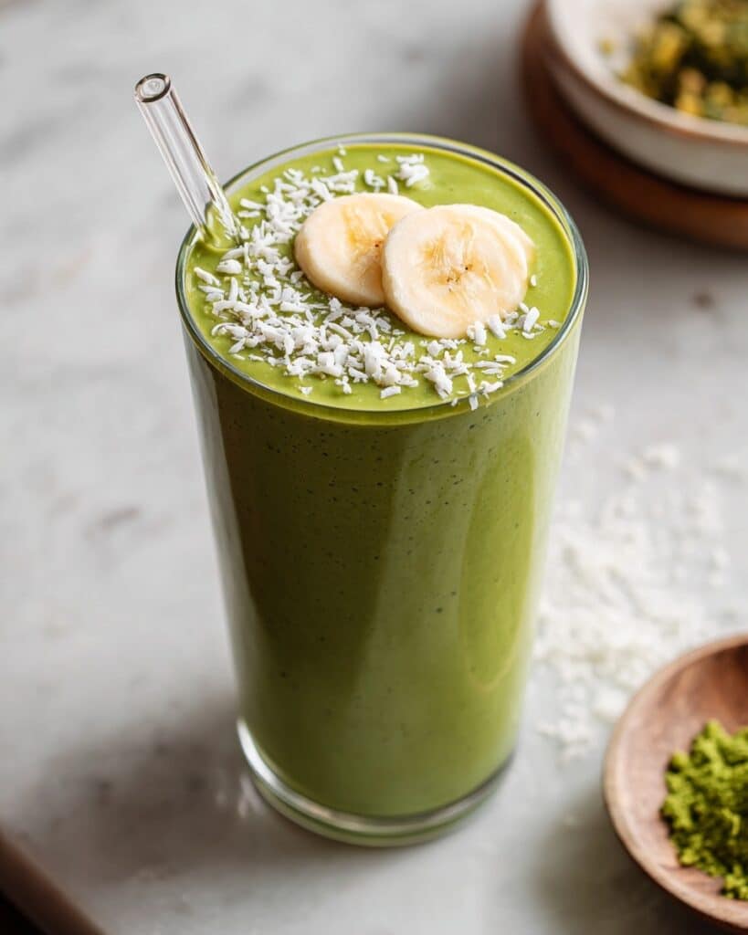 Best Easy Matcha Smoothie (5 Minutes) Recipe