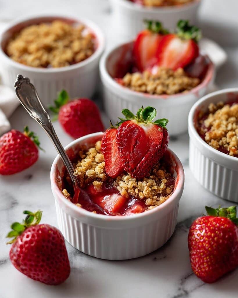 Easy Strawberry and Apple Crumble Recipe