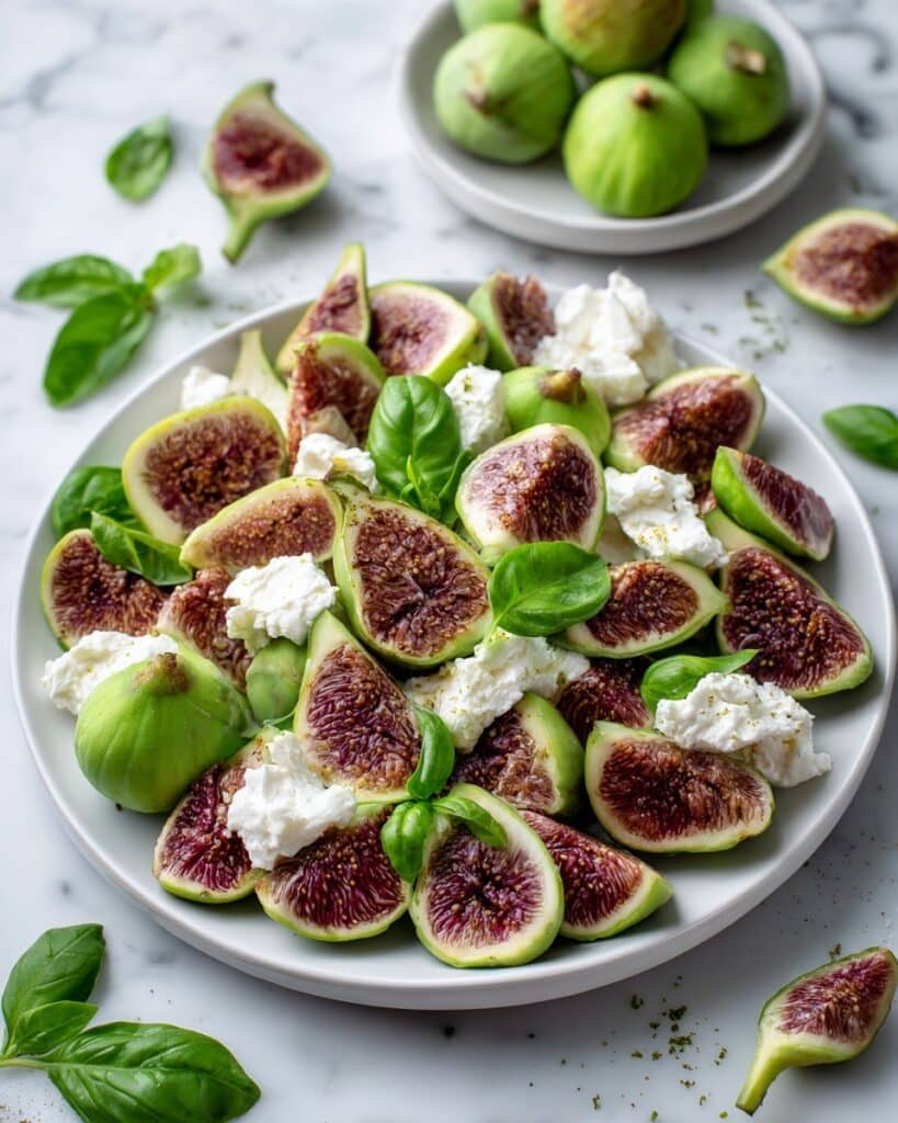 Creamy Fig Burrata Summer Salad Recipe