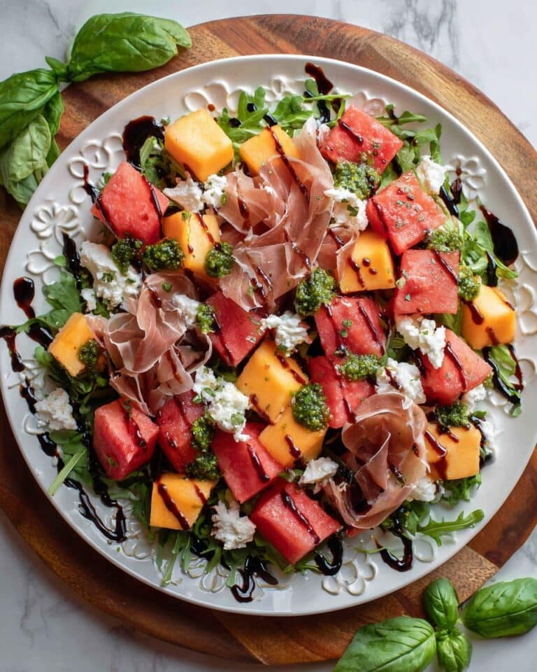 Summer Melon Salad with Prosciutto Recipe