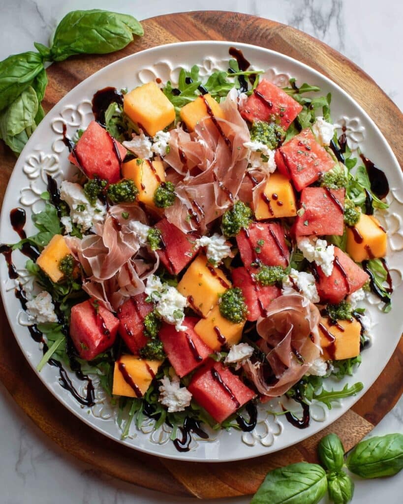 Summer Melon Salad with Prosciutto Recipe