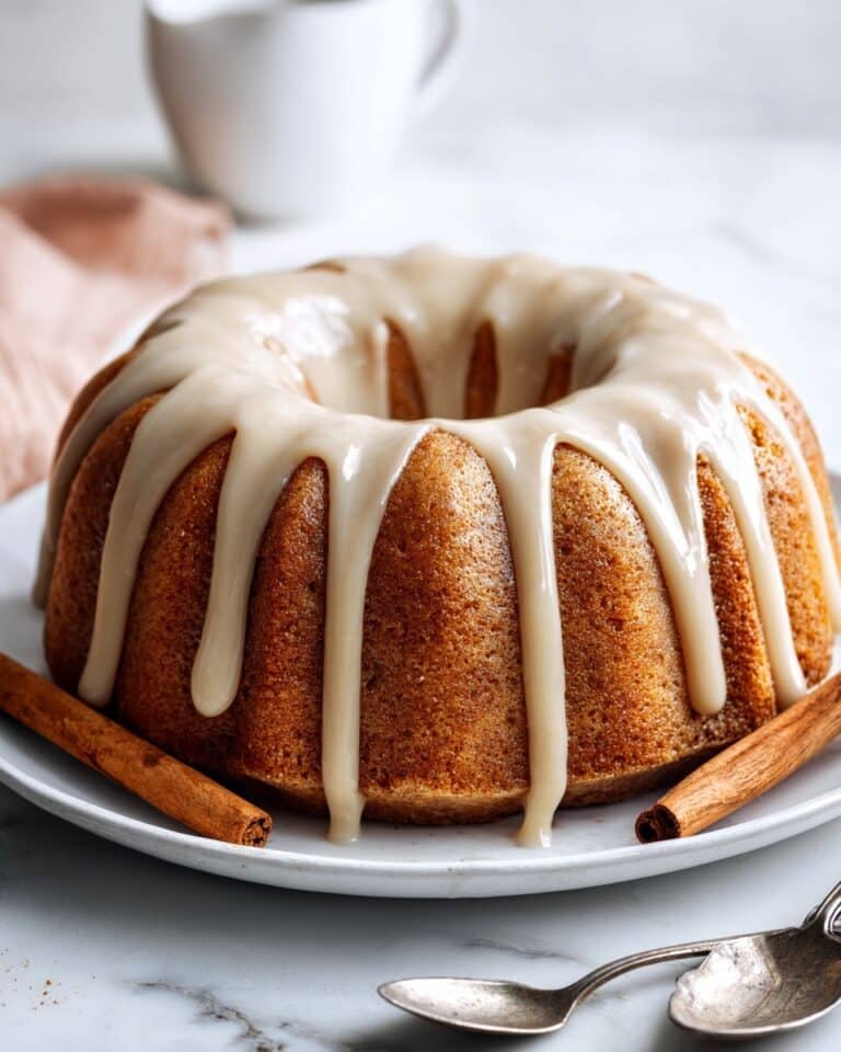 Fluffy and Moist Cinnamon Bundt Cake Recipe