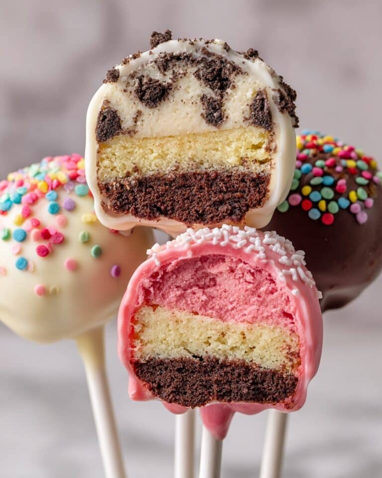 Ice Cream Cake Pops Recipe