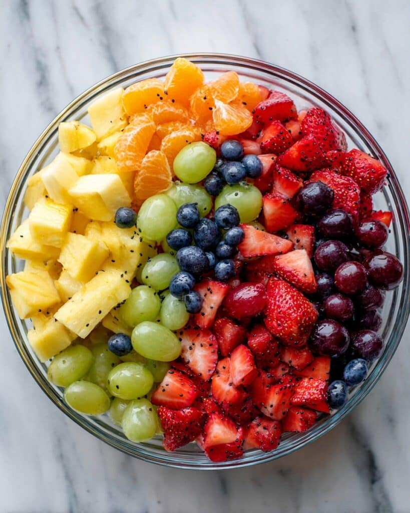 Honey Lime Poppyseed Fruit Salad Recipe