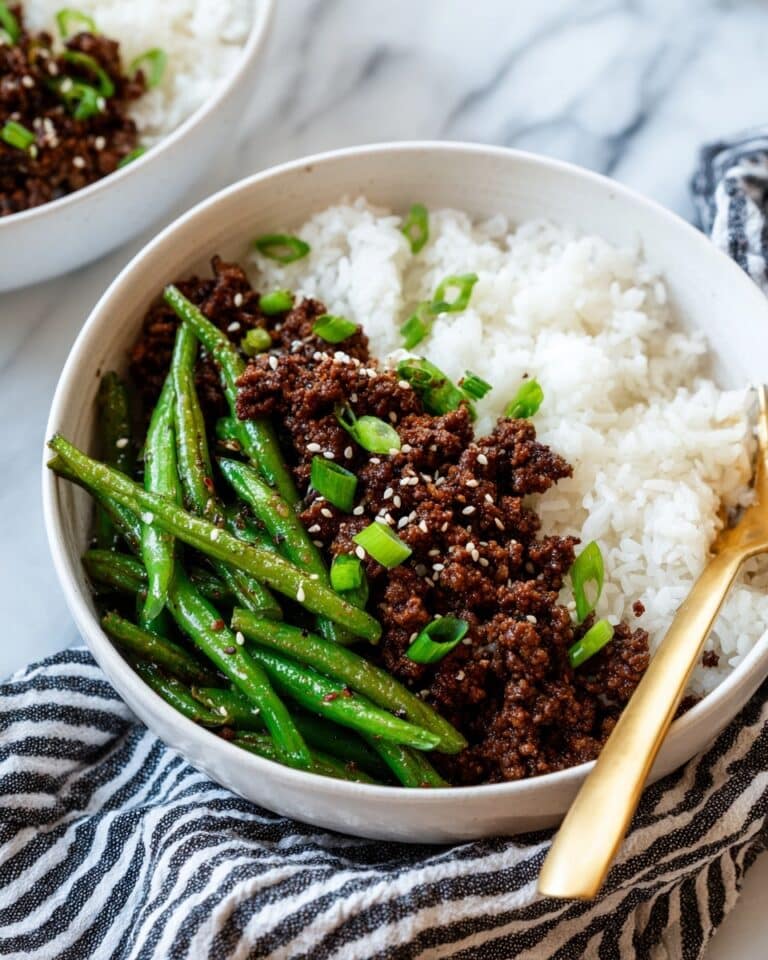 Green Bean and Ground Beef Stir Fry Recipe