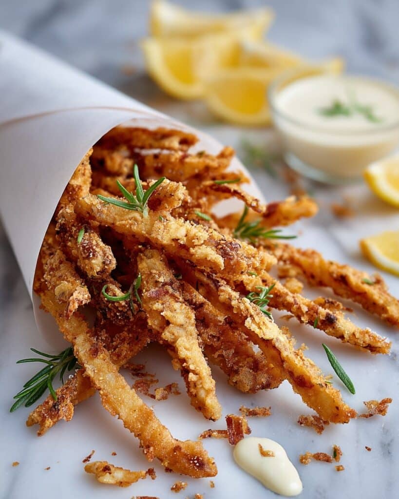 Chicken Fries with Garlic Aioli Recipe