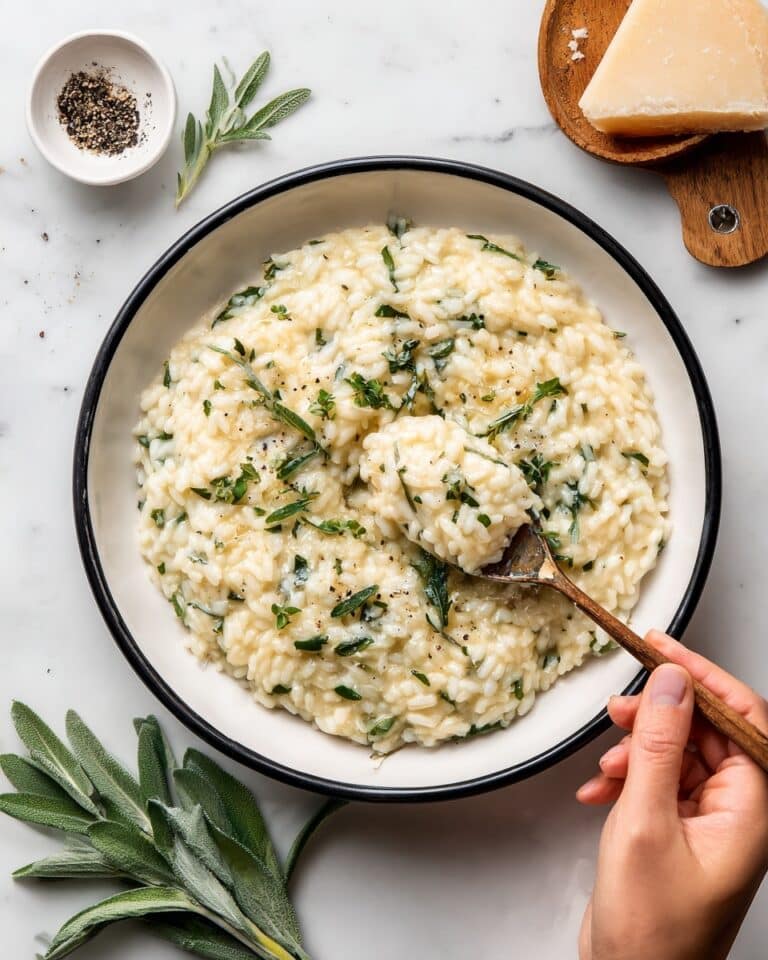 Creamy Garlic Parmesan Orzo Recipe