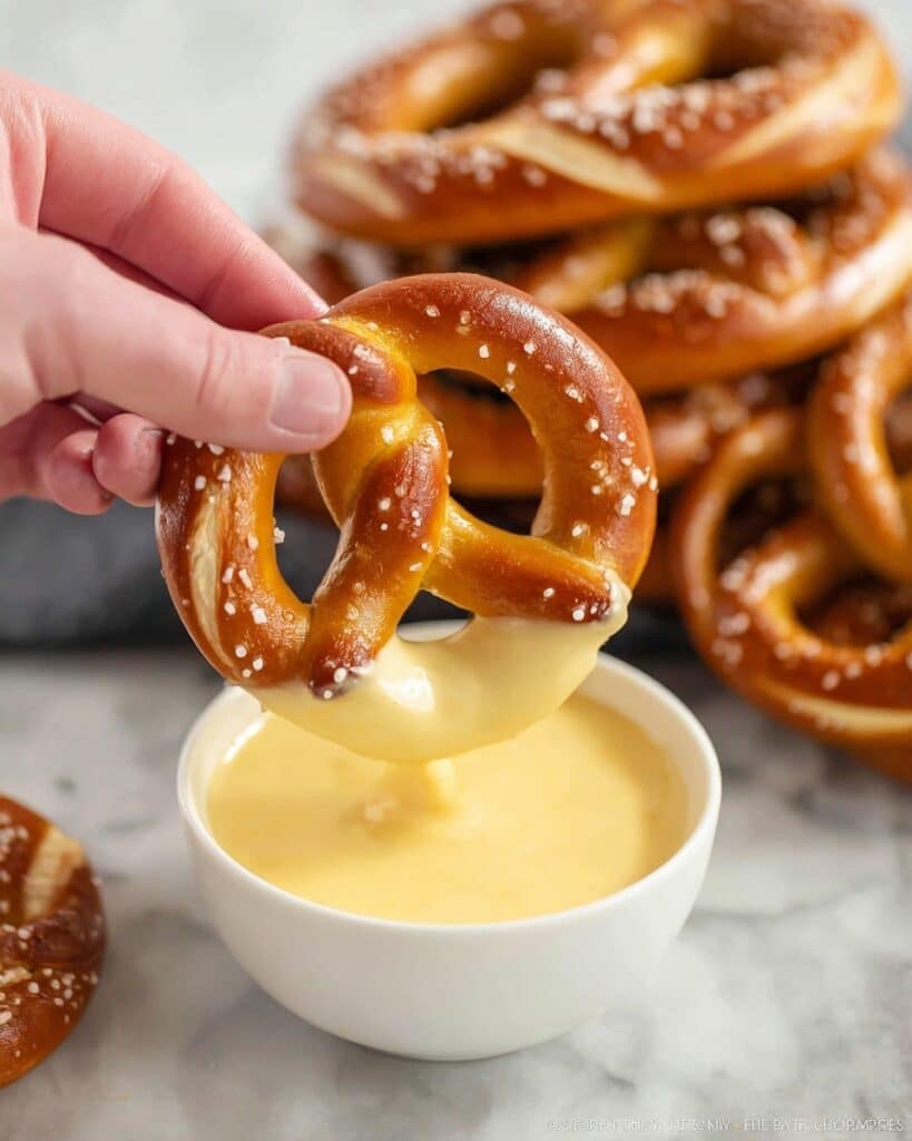 Cheese Sauce for Pretzels Recipe