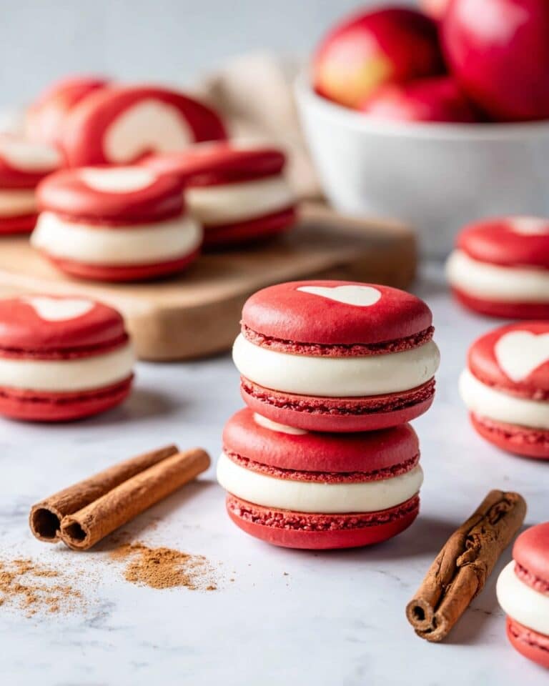 Apple Macarons with Spiced Apple Filling Recipe