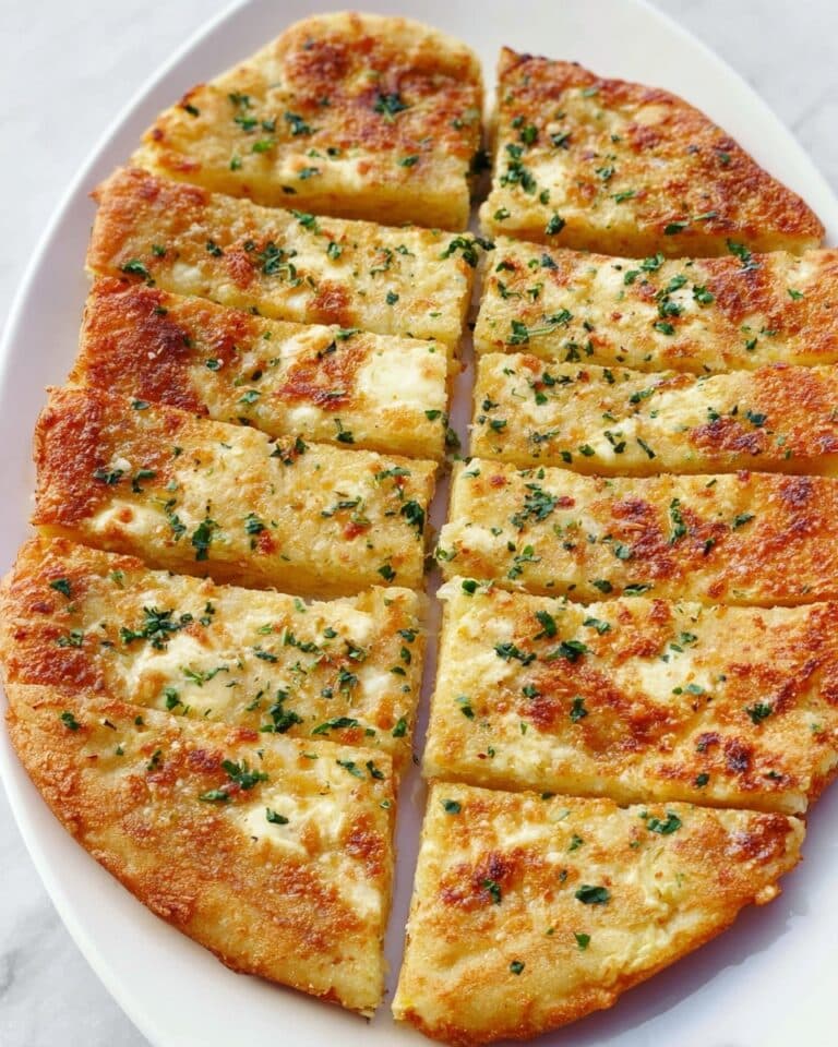 Cheesy Keto Garlic Bread Recipe