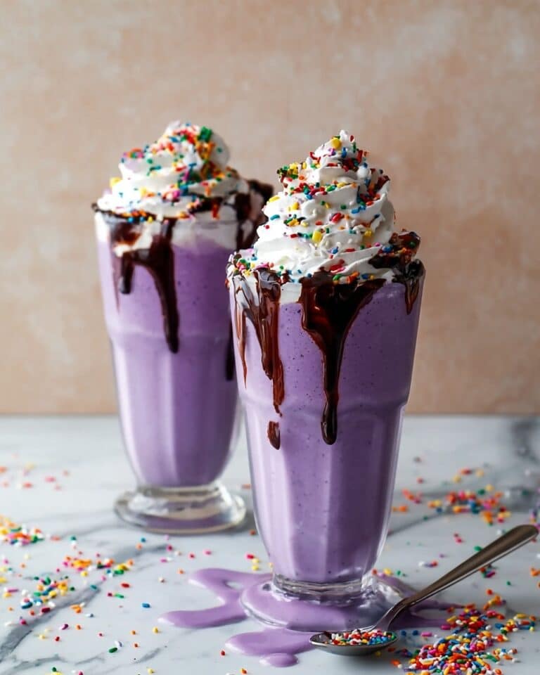 Creamy Ube Milkshake with Just Four Ingredients Recipe