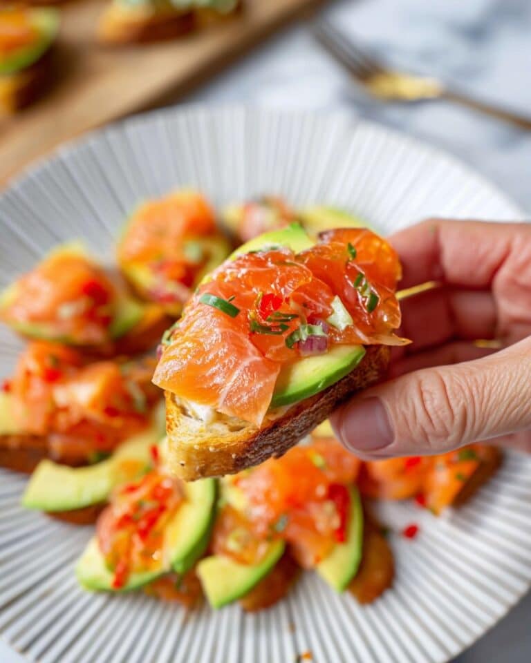 Salmon Crudo with Citrus and Avocado Recipe