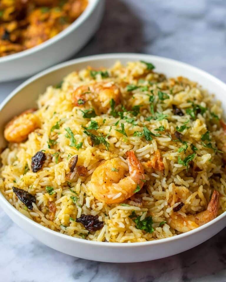 Instant Pot Shrimp Biryani Recipe