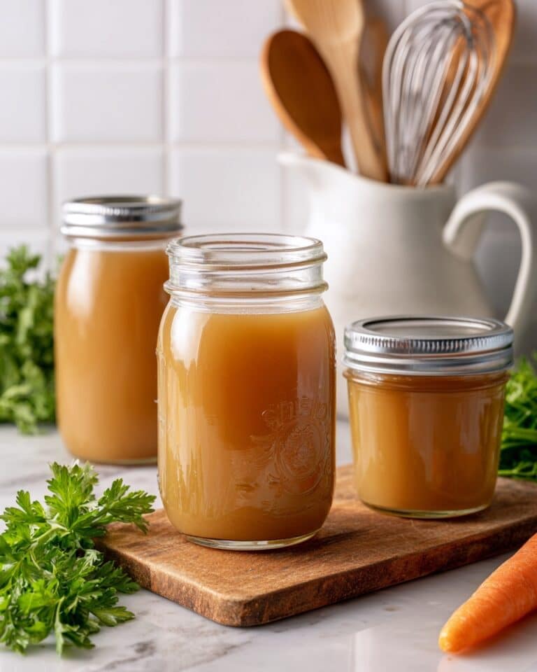 Homemade Vegetable Broth with Veggie Scraps Recipe