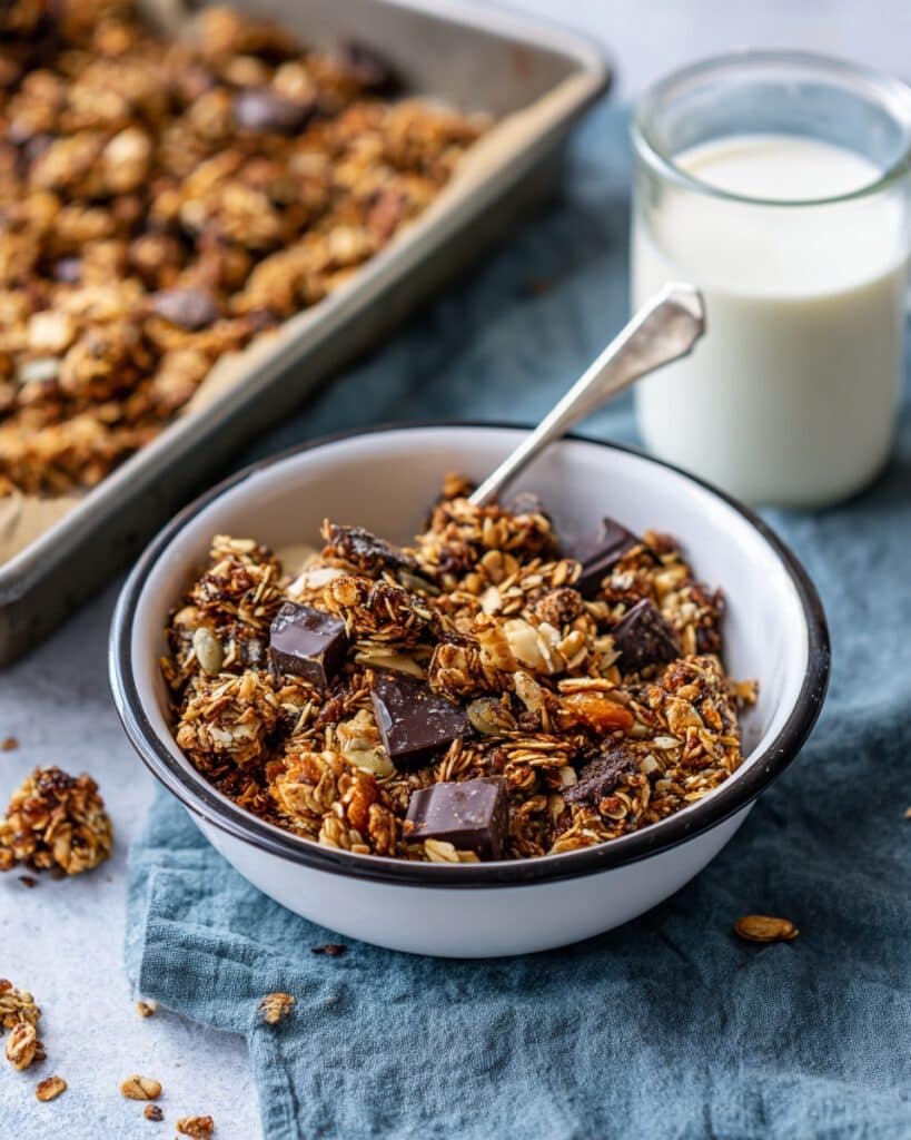 Sea Salt Dark Chocolate Granola Recipe