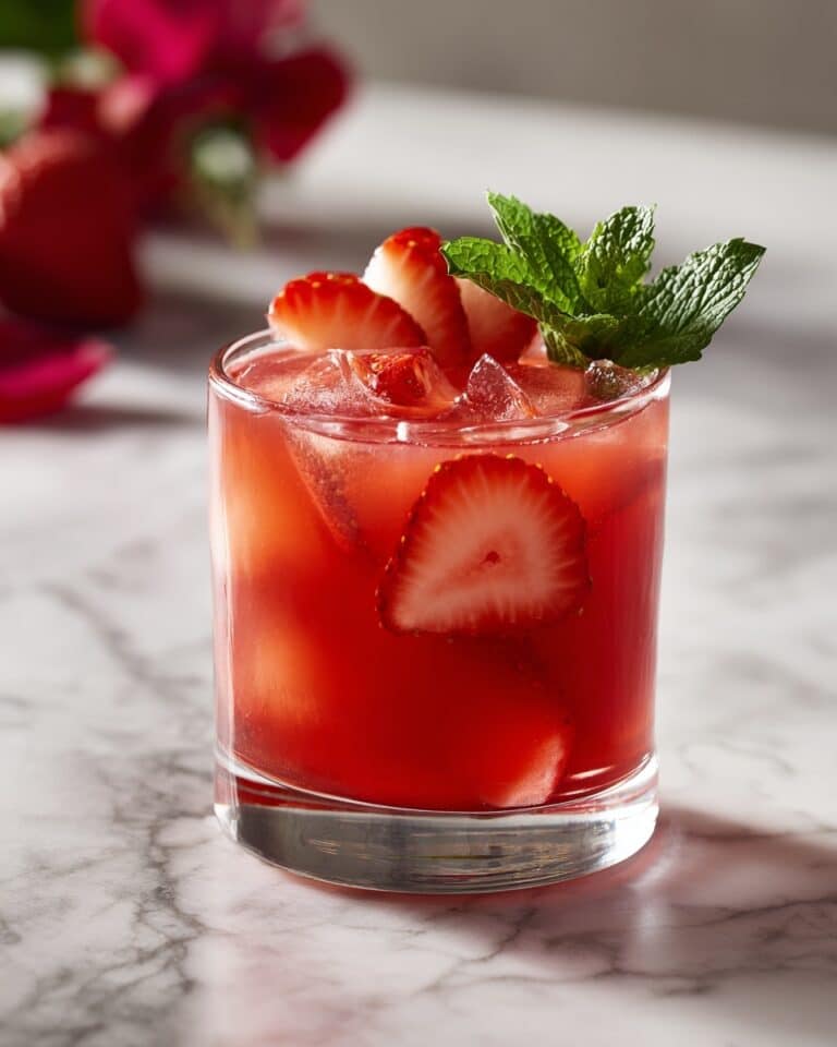 Homemade Fresh Strawberry Lemonade Recipe