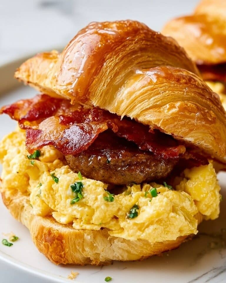 Breakfast Croissant Sandwiches Recipe