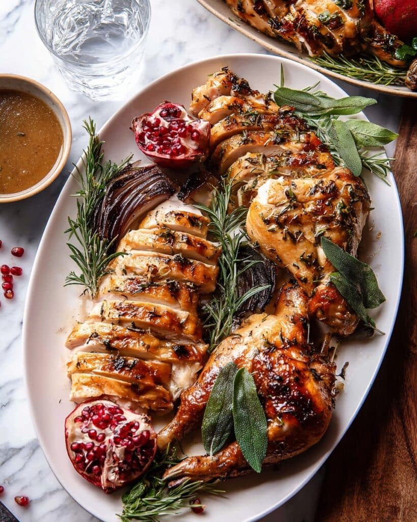 Herb and Butter Roasted Turkey Parts Recipe