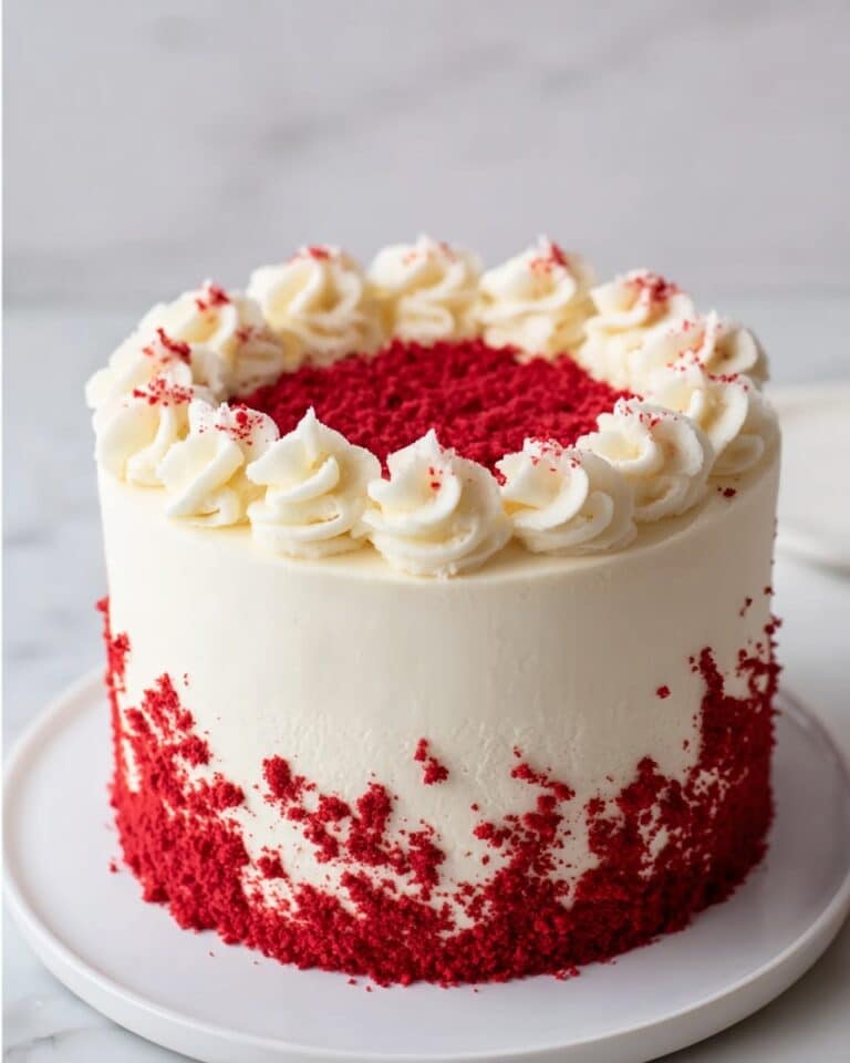 Red Velvet Cake with Cream Cheese Frosting Recipe
