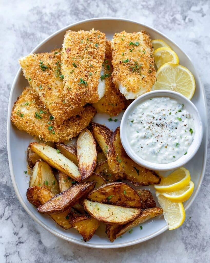 Air Fryer Fish and Chips Recipe