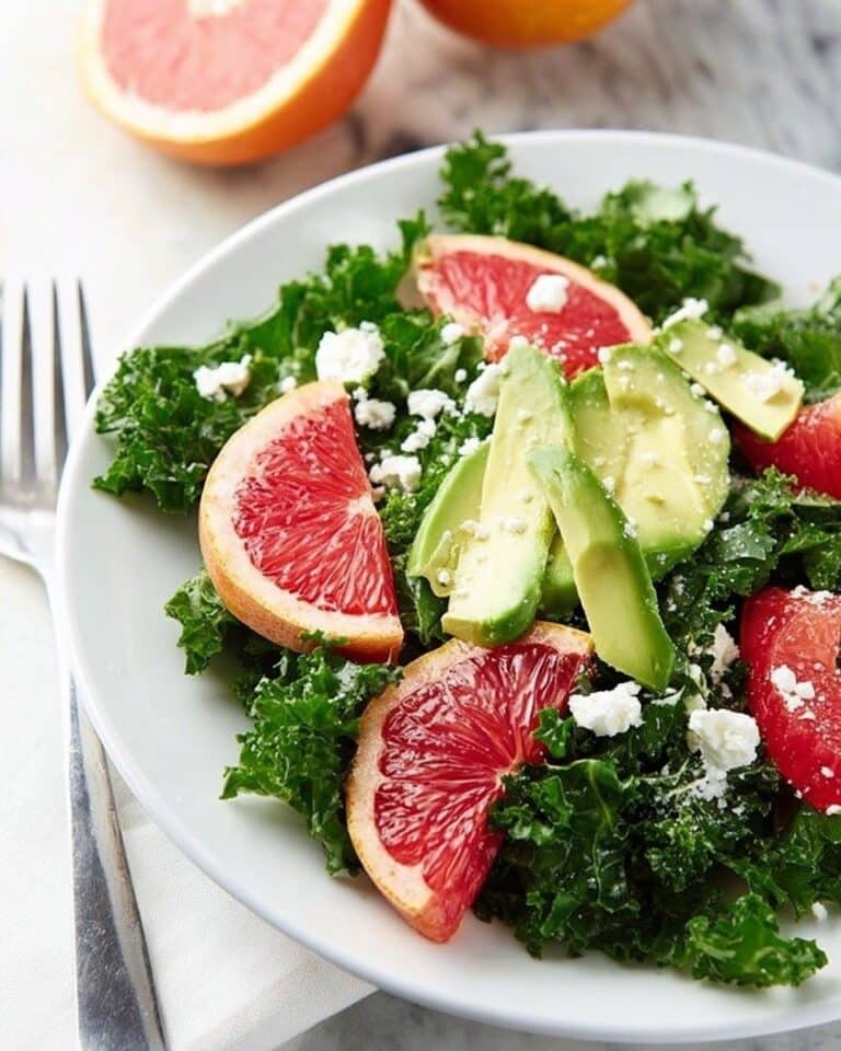 Kale Salad with Citrus, Avocado, and Feta Recipe