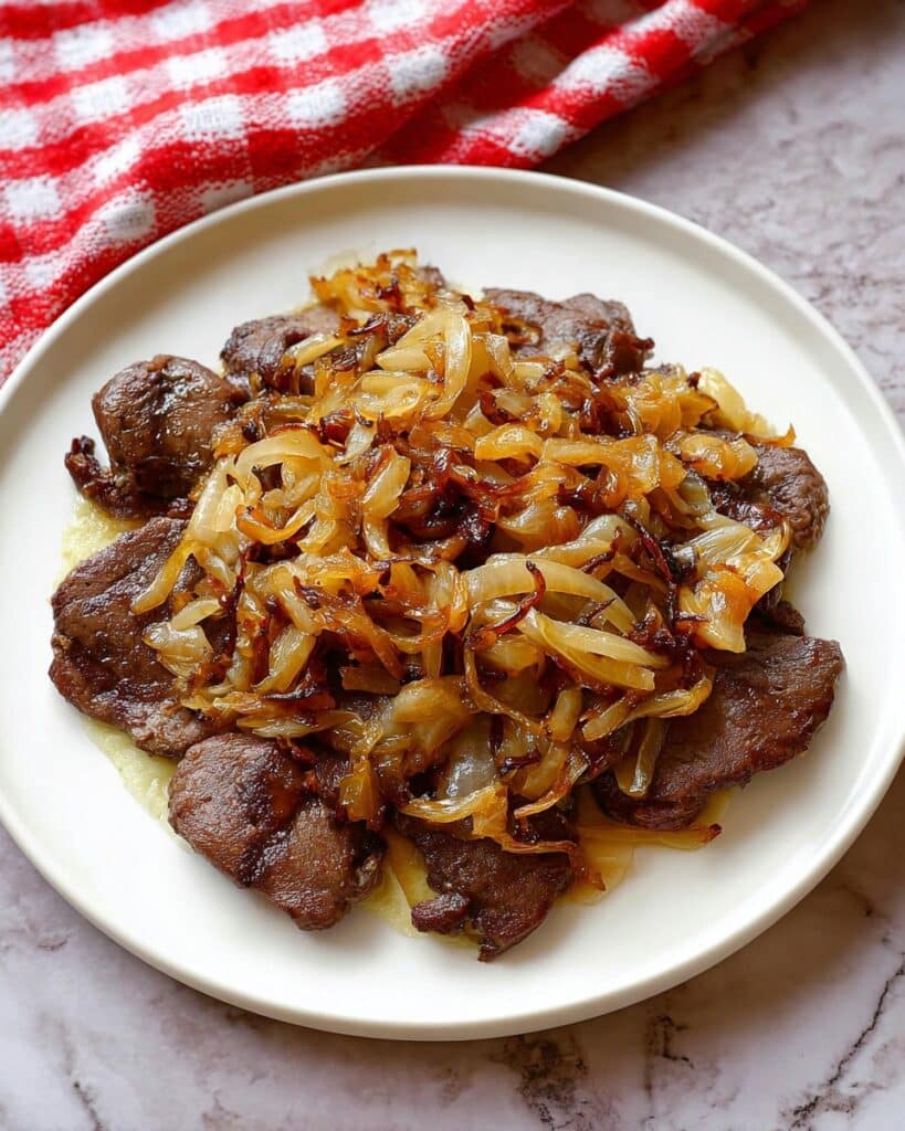 Sautéed Chicken Livers with Onions Recipe