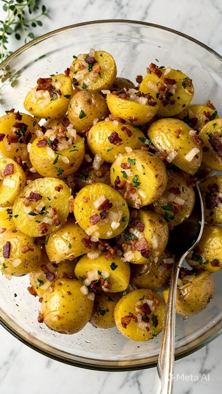 German Potato Salad with Bacon and Fresh Herbs Recipe