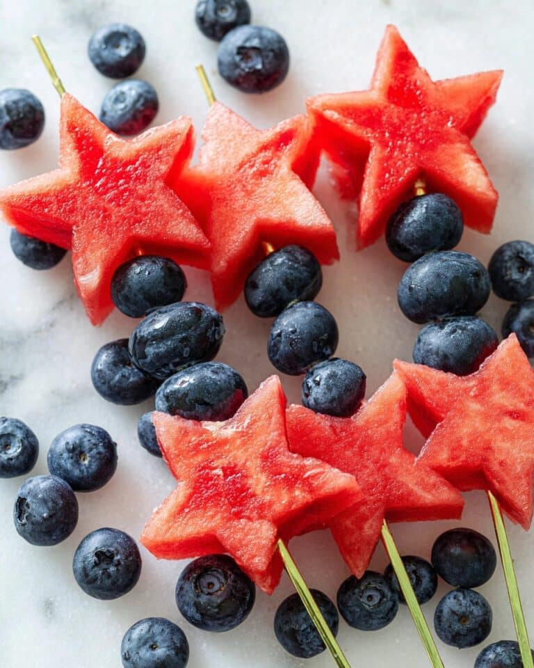 Watermelon Star Fruit Sparklers with Lime Yogurt Dip Recipe