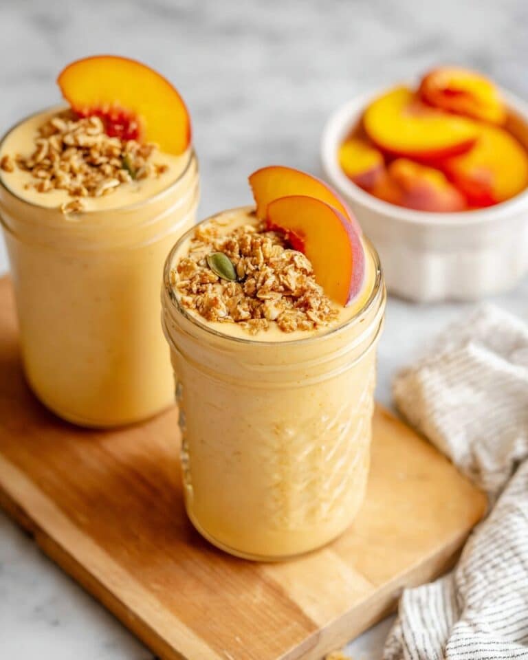Creamy Peach Smoothie Recipe