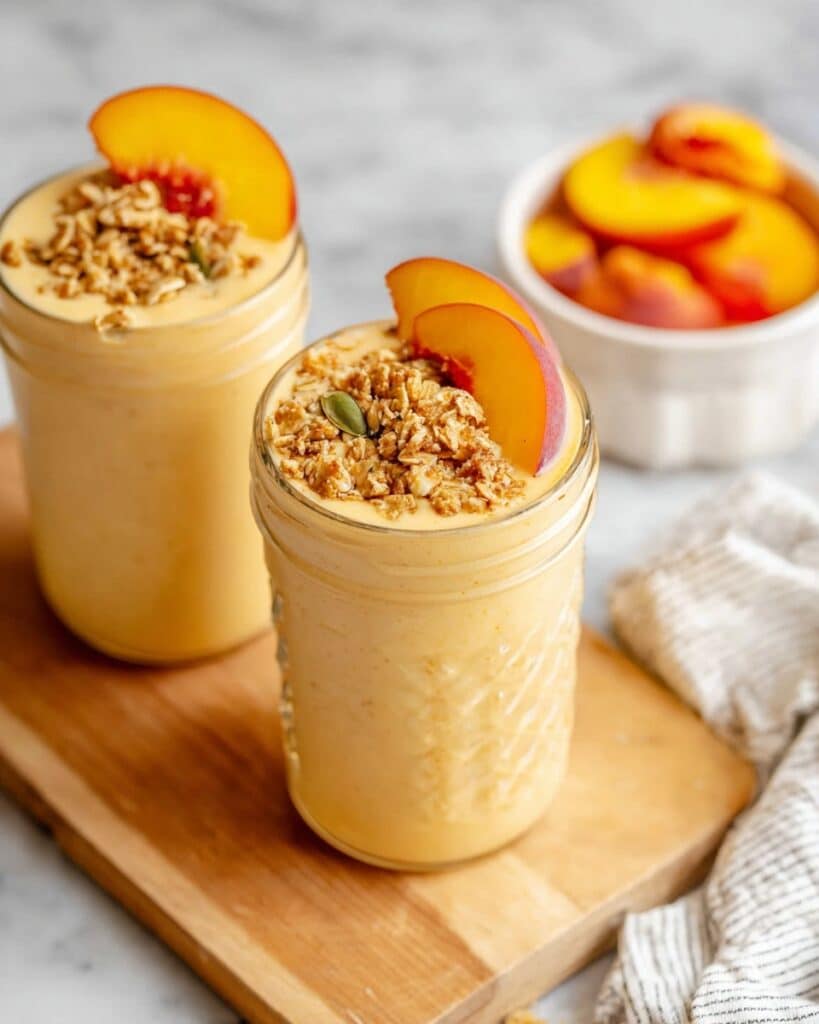 Creamy Peach Smoothie Recipe