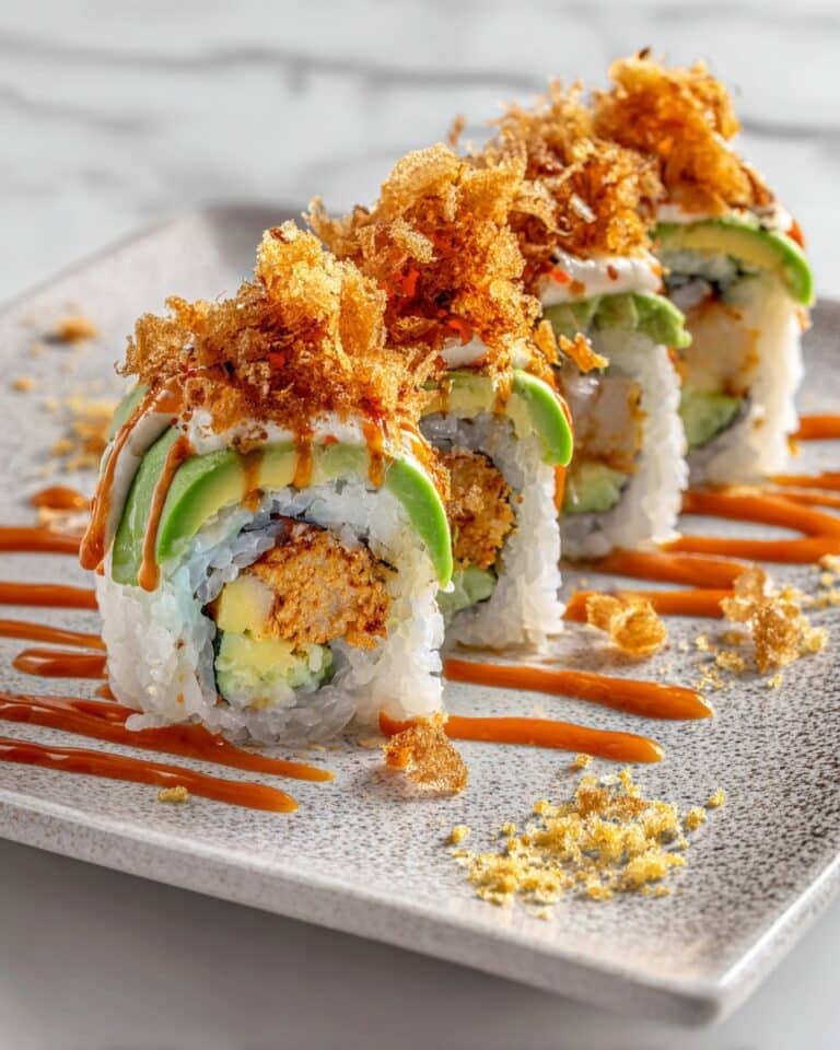 Crunchy Shrimp Tempura Sushi Roll with Spicy Mayo and Toasted Panko Recipe