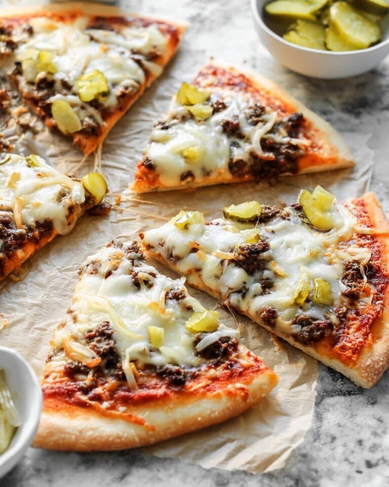 Cheeseburger Pizza Recipe