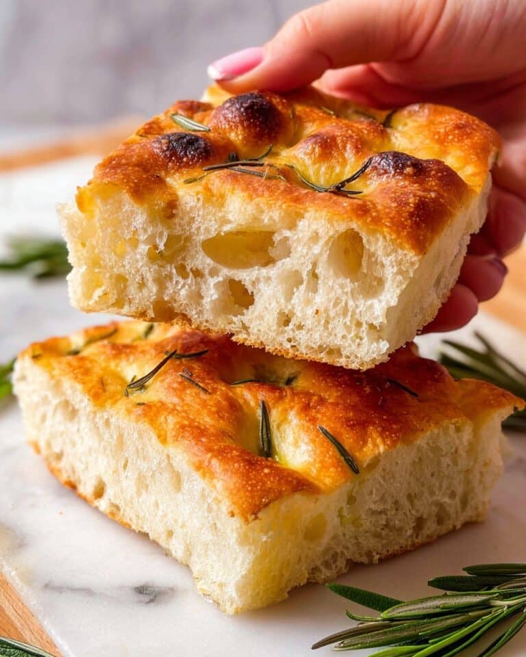 Easy Focaccia Bread (No Knead, One Bowl) Recipe