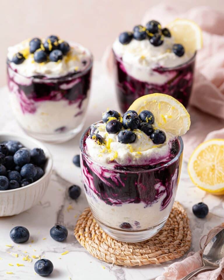 High-Protein Lemon Blueberry Overnight Oats Recipe