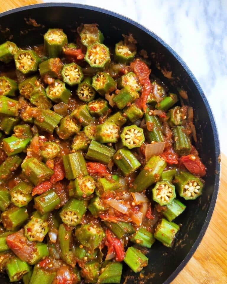 Southern Stewed Okra and Tomatoes Recipe
